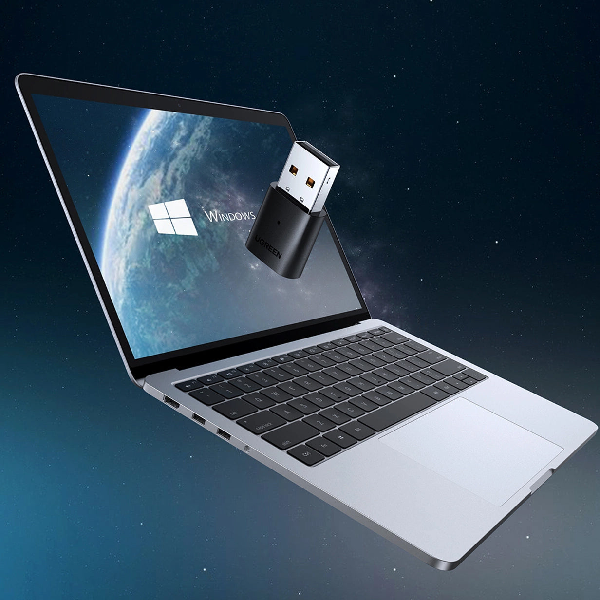 Bluetooth USB Adapter UGREEN CM390, Black