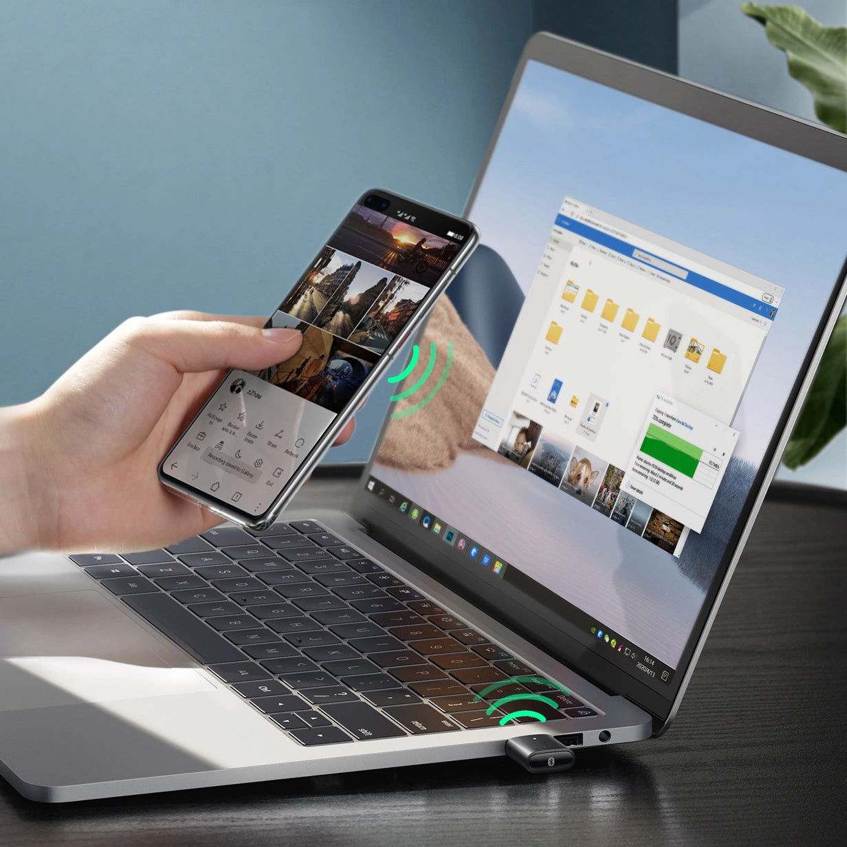 Bluetooth USB Adapter UGREEN CM390, Black