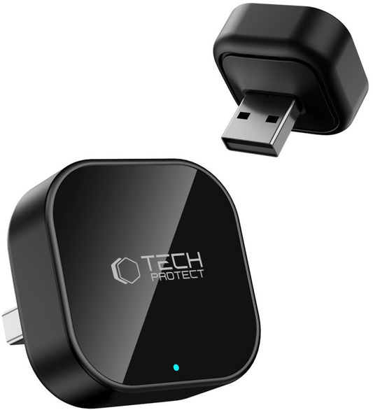 Tech-Protect UltraBoost CA01 Wireless Carplay / Android Auto Adapter for Apple iPhone / Android Series