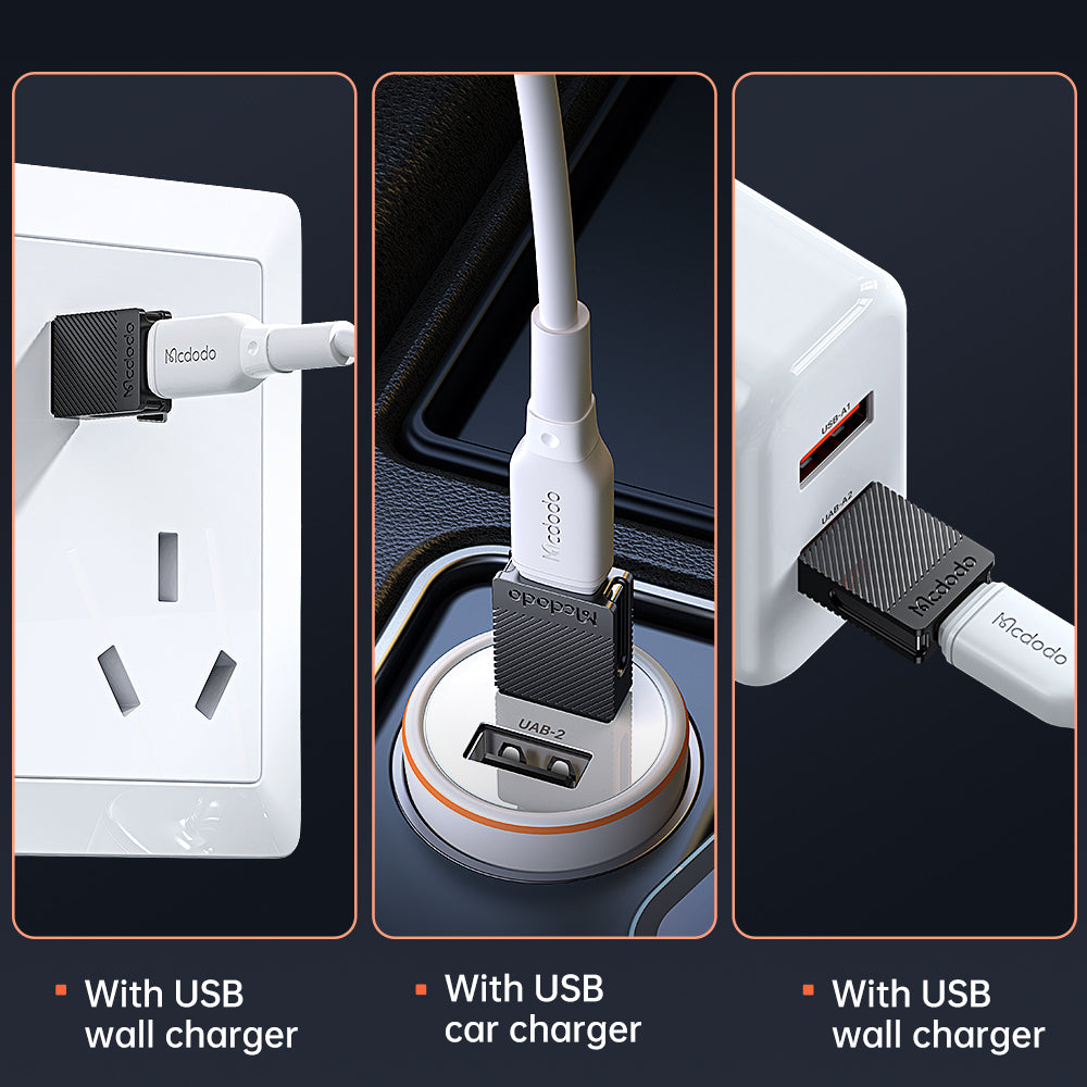 USB-C to USB-A Data and Charging Adapter McDodo OT-6970, Black