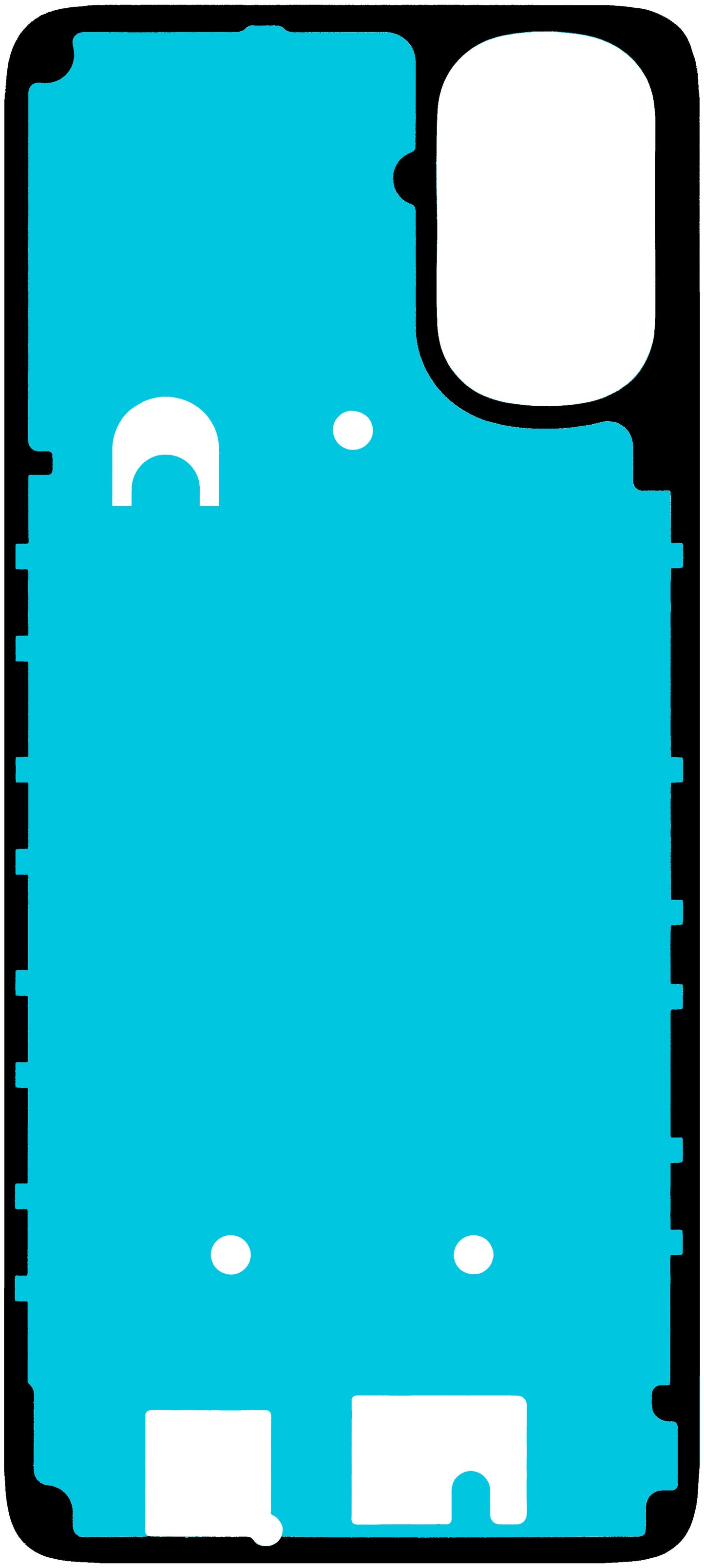 Motorola Moto E32s / G22 Battery Cover Adhesive, Service Pack 5D78C20746