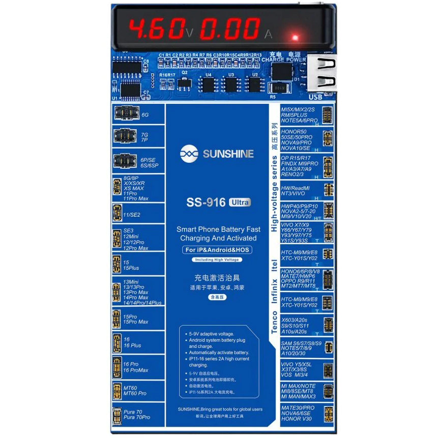 Sunshine SS-916 Ultra Power Supply Board for Apple iPhone / Android Series