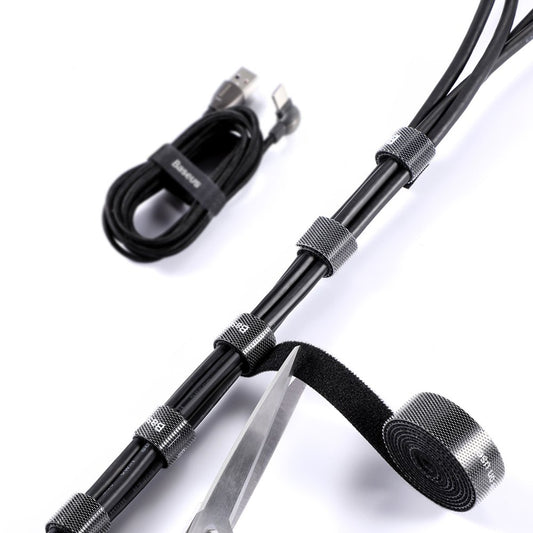 Baseus Circle Cable Organizer, Velcro, 3m, Black ACMGT-F01