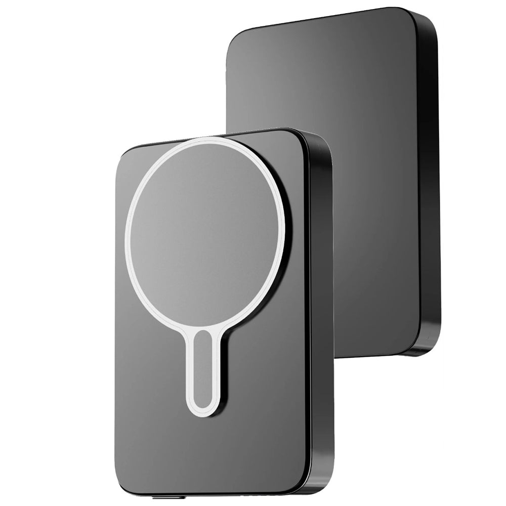 Wireless External Battery 3MK MagSnap Go, 10000mAh, 20W, PD + FQI, 1 x QI - 1 x USB-C, Gray