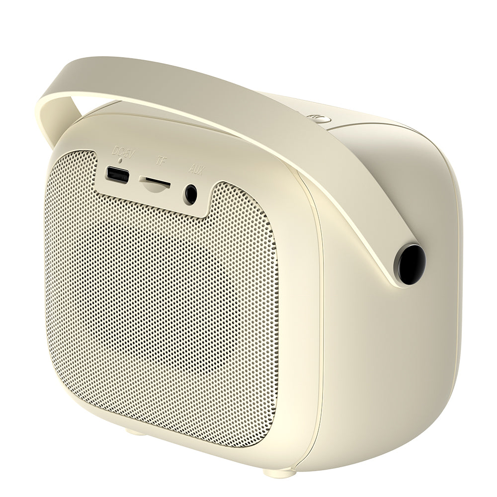 HAVIT SK818BT Portable Bluetooth Speaker Karaoke, 5W, RGB, Waterproof, Beige