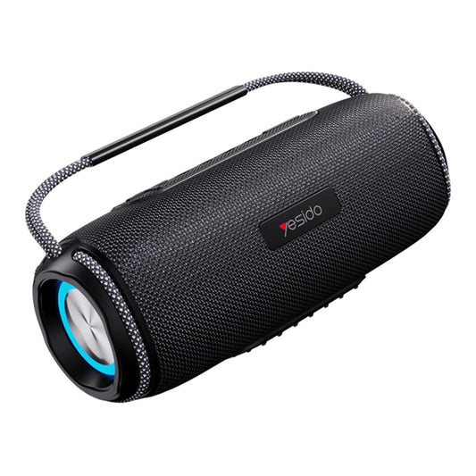 Yesido YSW11 Portable Bluetooth Speaker, 40W, RGB, Waterproof, Black