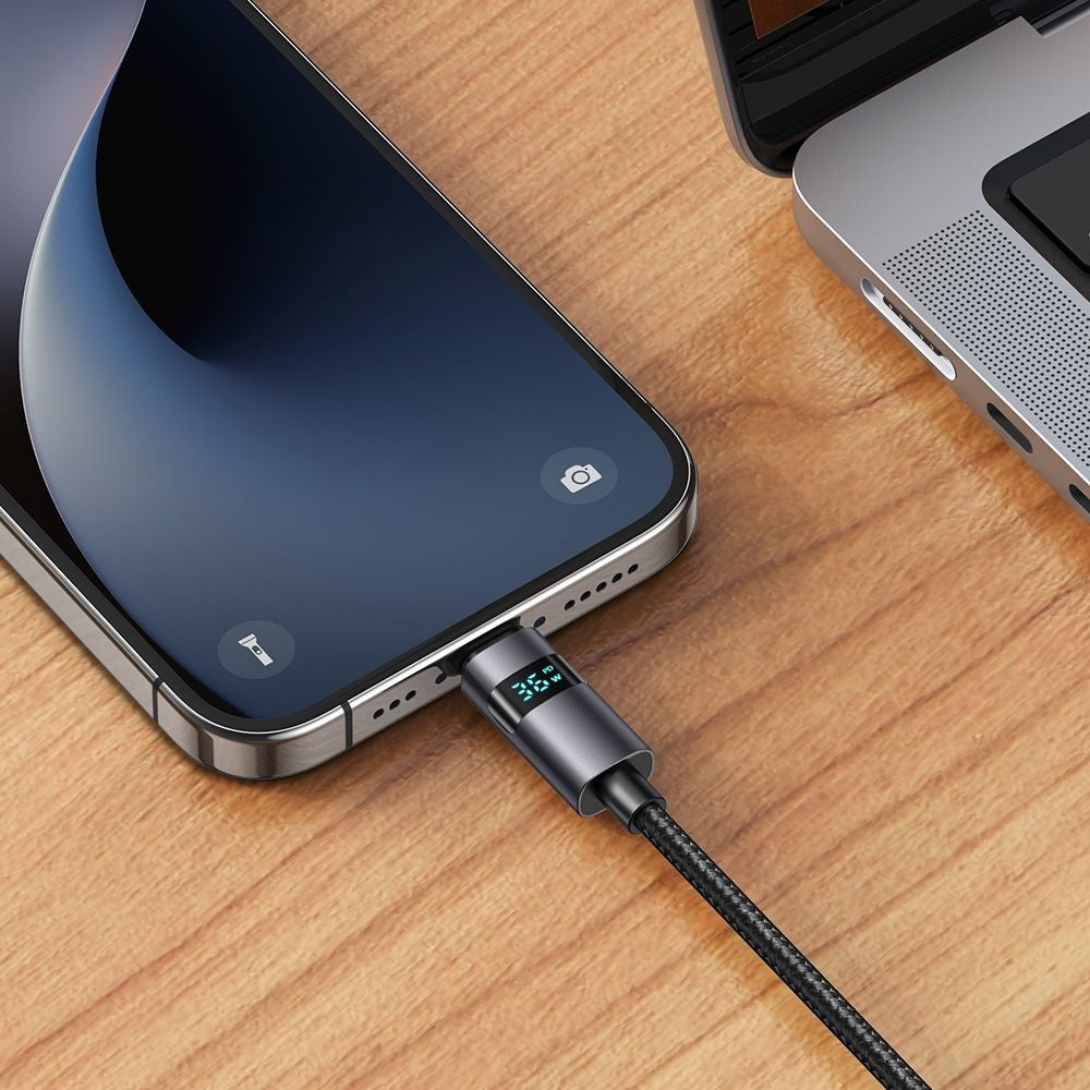 USB-C to Lightning McDodo CA-6570 Display Data and Charging Cable, 36W, 1.2m, Black
