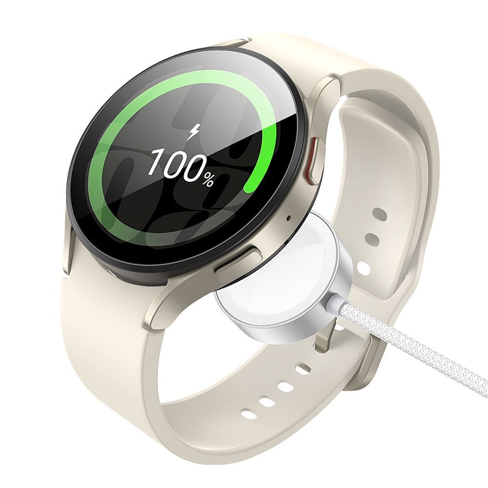 HOCO CW59 Wireless Charger for Apple Watch / Samsung Galaxy Watch Series, USB-C, White