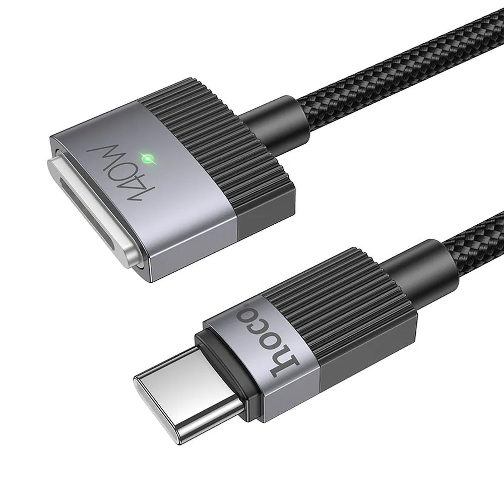 HOCO U141 Charging Cable, USB-C - MagSafe 3, 140W, 1.8m, Black