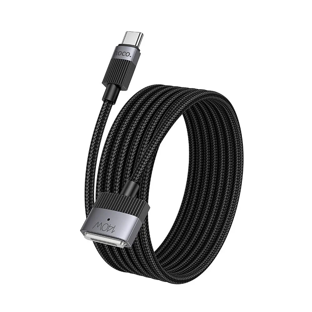 HOCO U141 Charging Cable, USB-C - MagSafe 3, 140W, 1.8m, Black