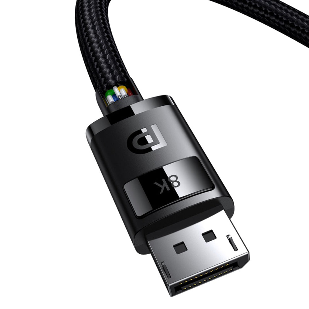 Baseus High Definition Video Cable, DisplayPort - DisplayPort, 8K, 1.5m, Black B00633706111-01