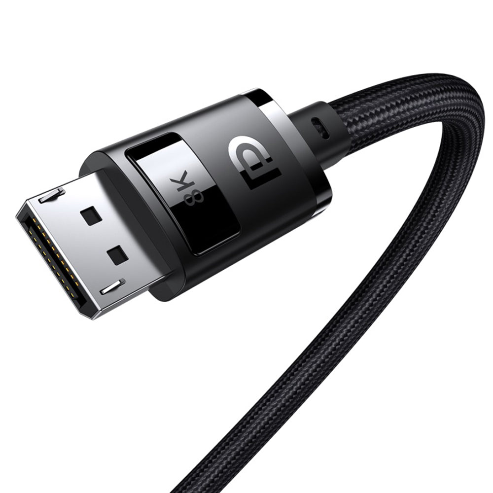 Baseus High Definition Video Cable, DisplayPort - DisplayPort, 8K, 1.5m, Black B00633706111-01