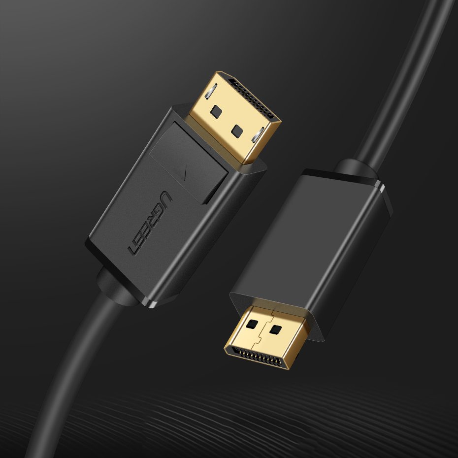 UGREEN DP102 Video Cable, DisplayPort - DisplayPort, 4K, 1.5m, Black