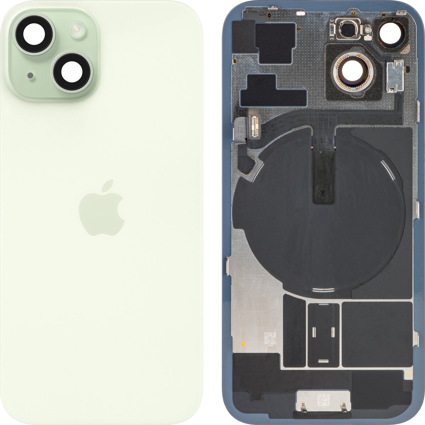 Apple iPhone 15 Battery Cover, Green, Premium Swap
