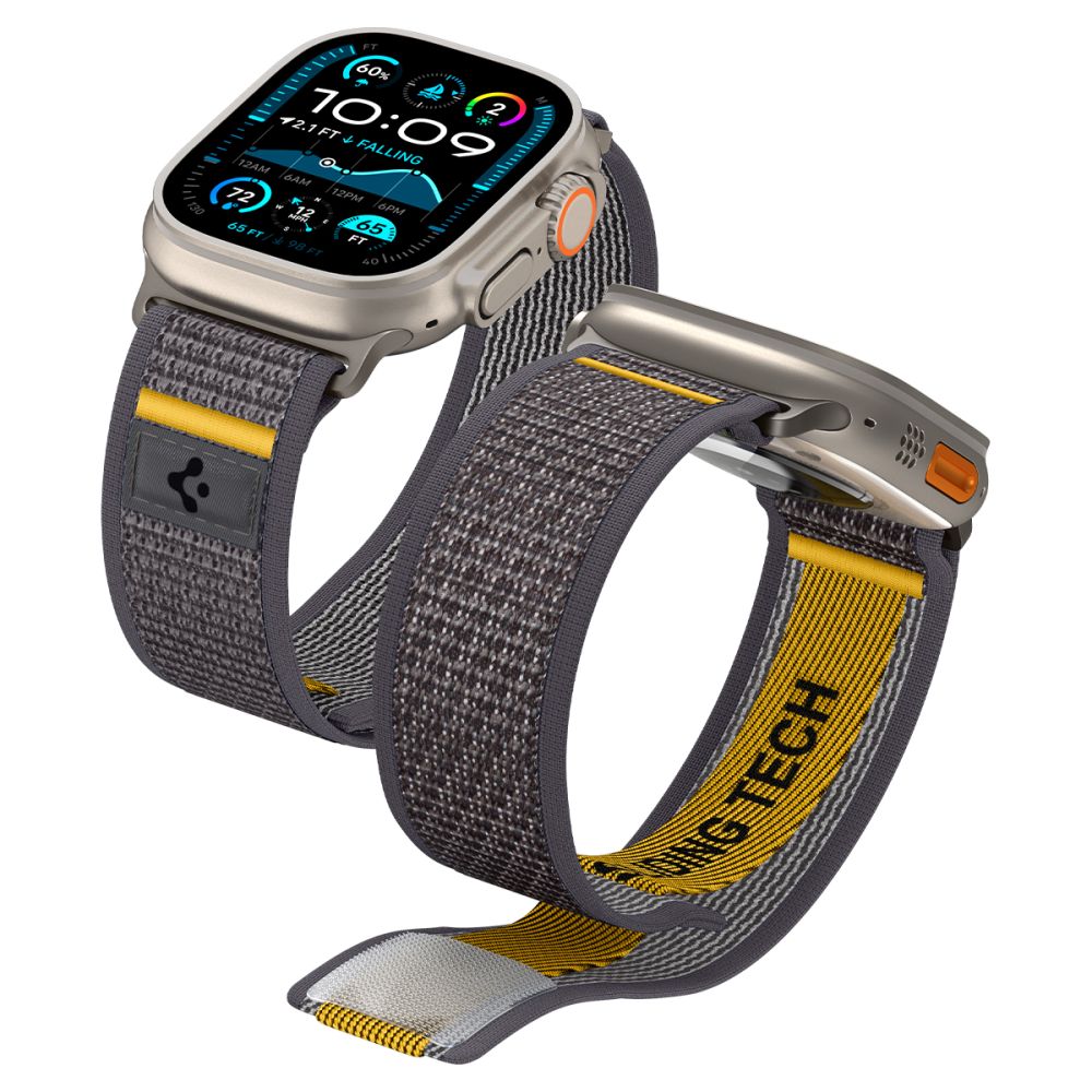 Spigen Athlex Air Strap for Apple Watch 49mm / 46mm / 45mm / 44mm Series, Grey