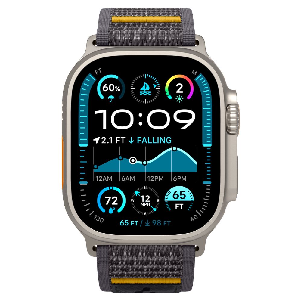 Spigen Athlex Air Strap for Apple Watch 49mm / 46mm / 45mm / 44mm Series, Grey
