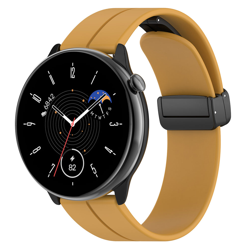 Techsuit W011 Strap for Huawei Watch / Garmin Watch Series, 18mm, Yellow