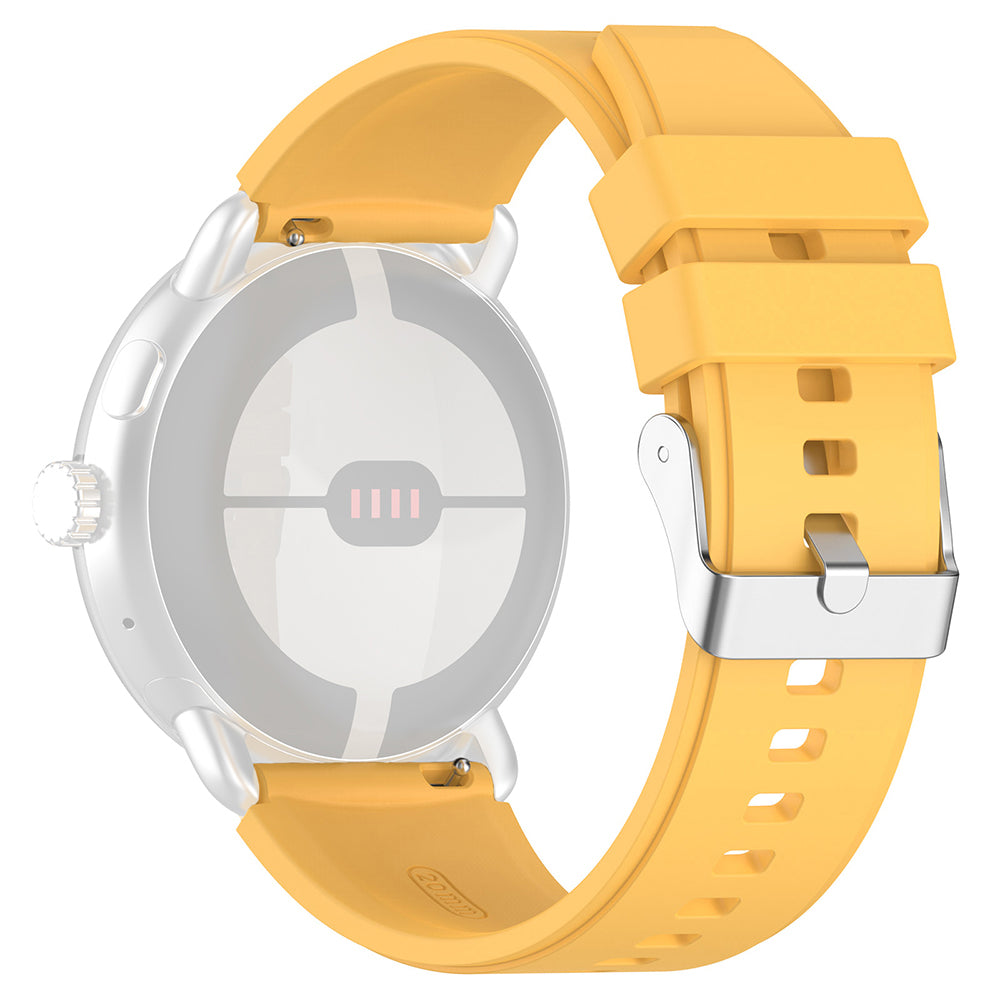 Techsuit W026 Strap for Samsung Galaxy Watch / Huawei Watch Series, 20mm, Yellow