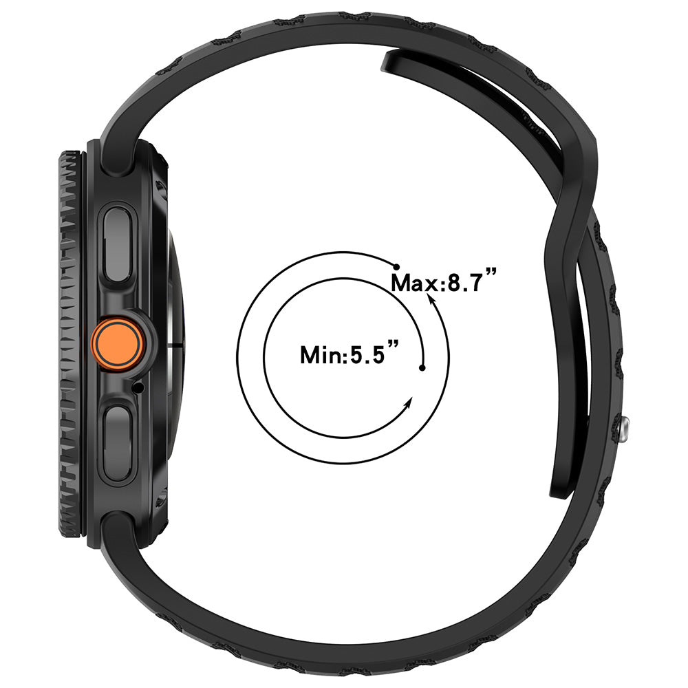 Techsuit W050 Strap for Samsung Galaxy Watch8 / Watch8 Classic Series, Orange