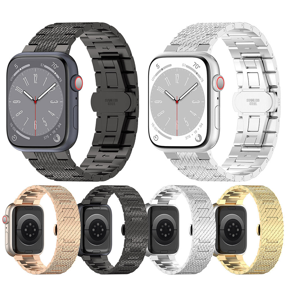 Techsuit W052 Strap for Apple Watch 49mm / 46mm / 45mm / 44mm / 42mm Series, Gold