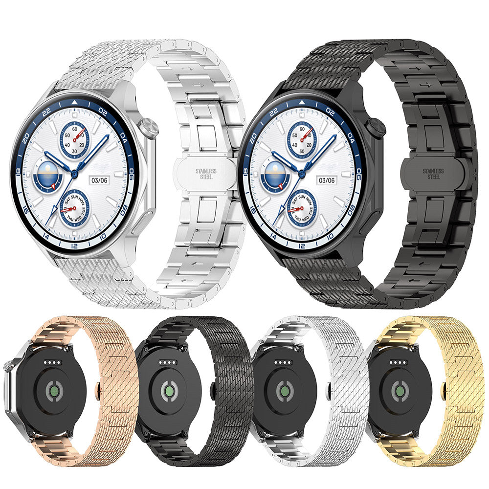 Techsuit W052 Strap for Huawei Watch / Xiaomi Watch Series, 22mm, Black