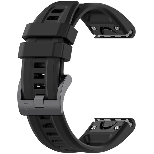 Techsuit W060 Strap for Garmin Watch Fenix / Forerunner Series, 22mm, Black