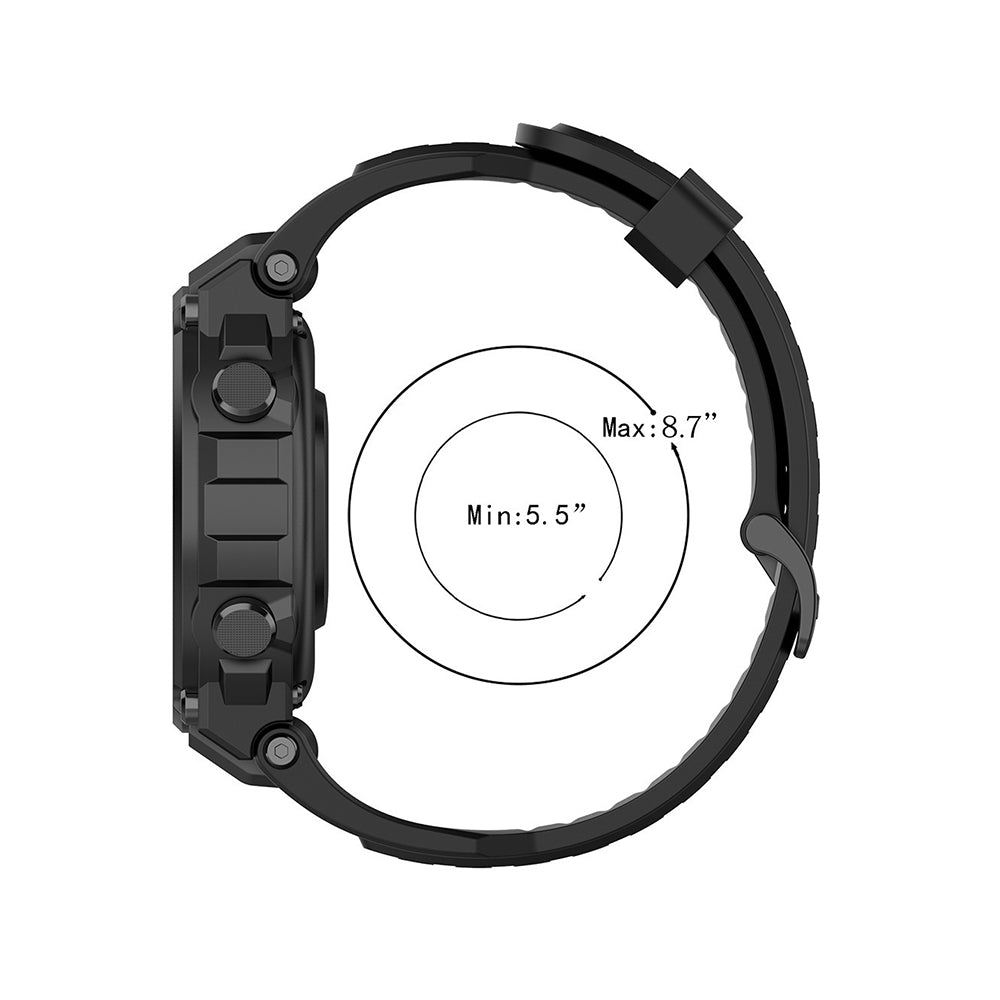 Techsuit W067 Strap for Amazfit T-Rex Pro / T-Rex, Black