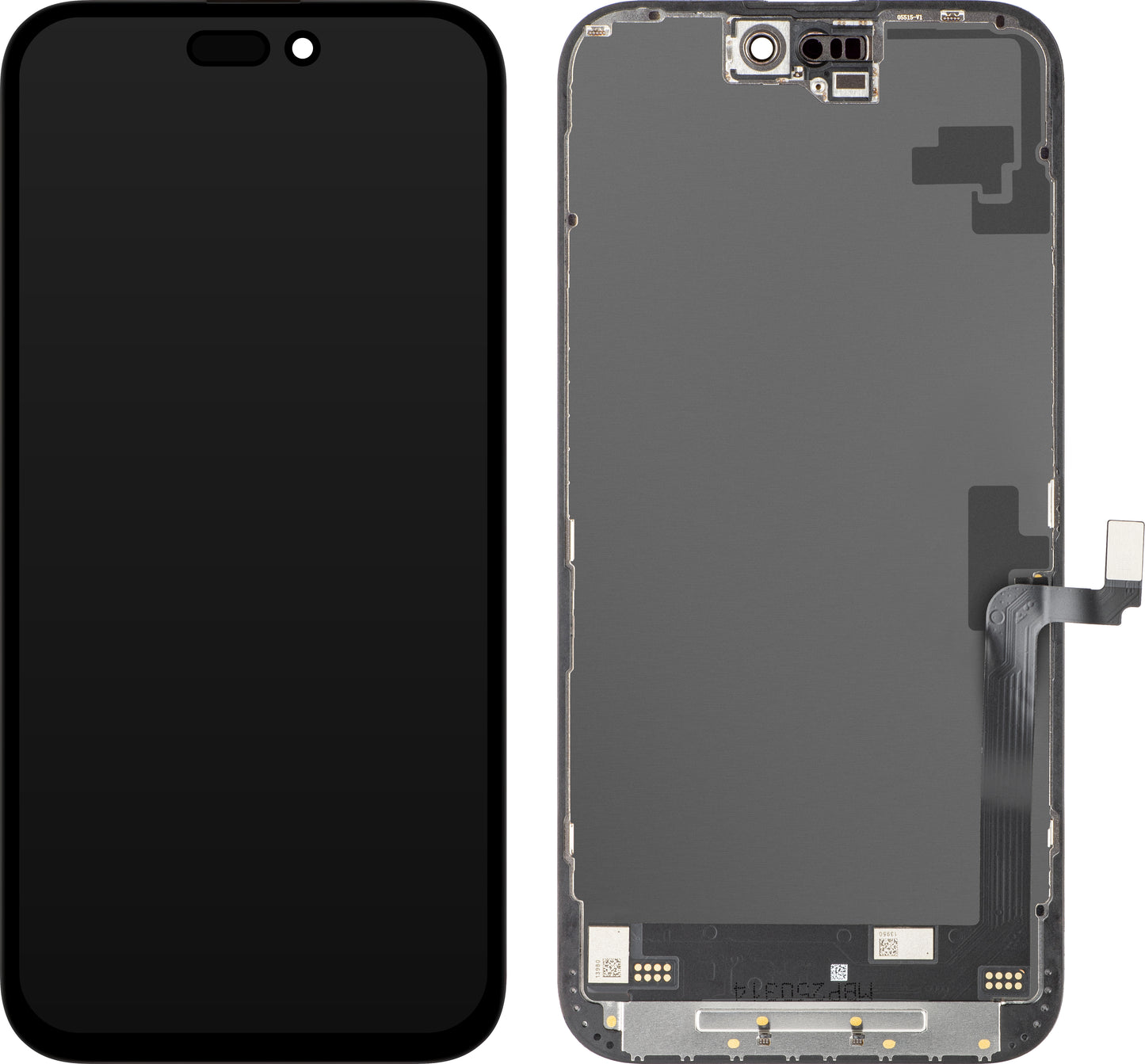 JK Touchscreen Display for Apple iPhone 16 Plus, with Frame, Movable In-Cell IC LCD Version, Black