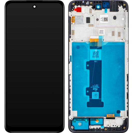 Motorola Moto Moto E32s / E22s Touchscreen Display with Frame, Black, Service Pack 5D68C20795