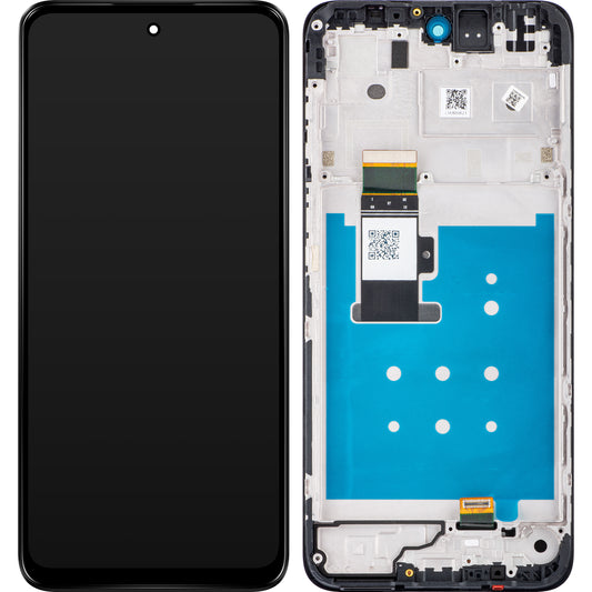 Motorola Moto G13 Touchscreen Display with Frame, Black (Matte Charcoal), Service Pack 5D68C22318