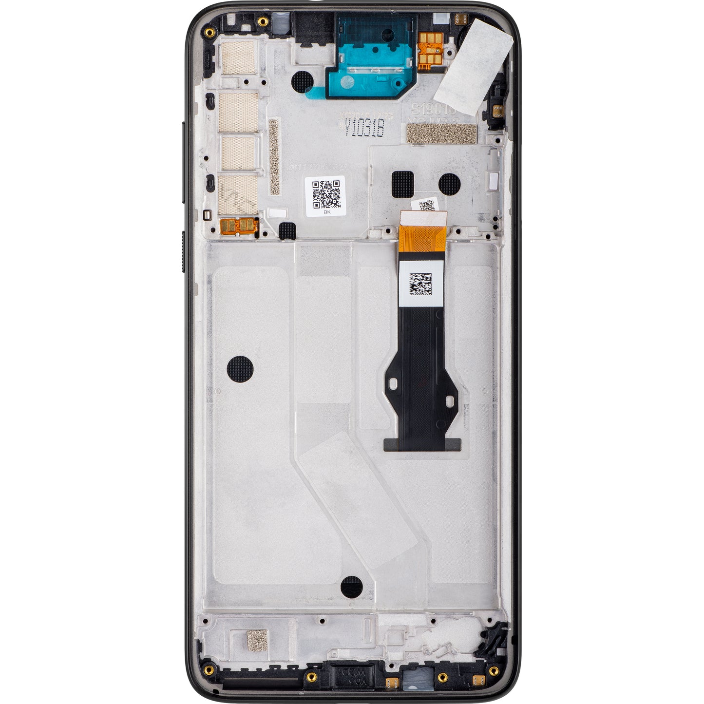Motorola Moto G8 Power Touchscreen Display, with Frame, Smoke Black, Service Pack 5D68C16142