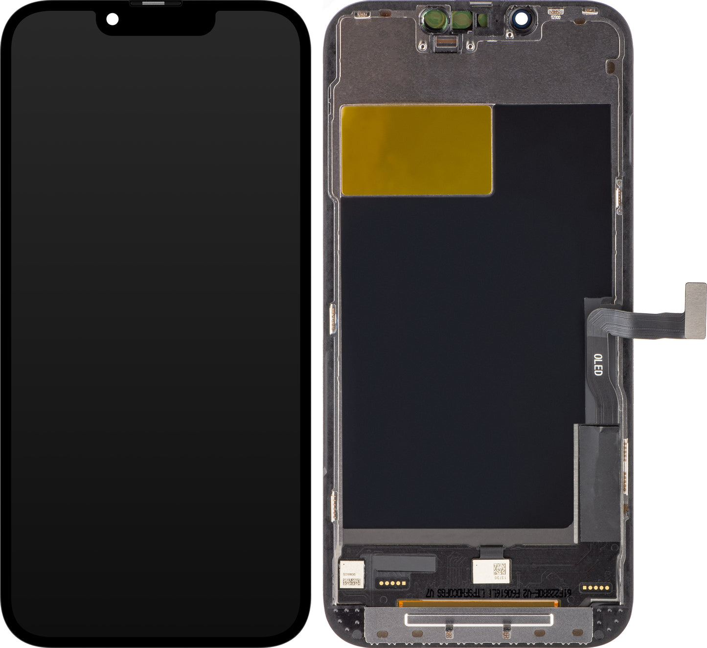 ZY Touchscreen Display for Apple iPhone 13 Pro, with Frame, Movable In-Cell IC LCD Version, Black