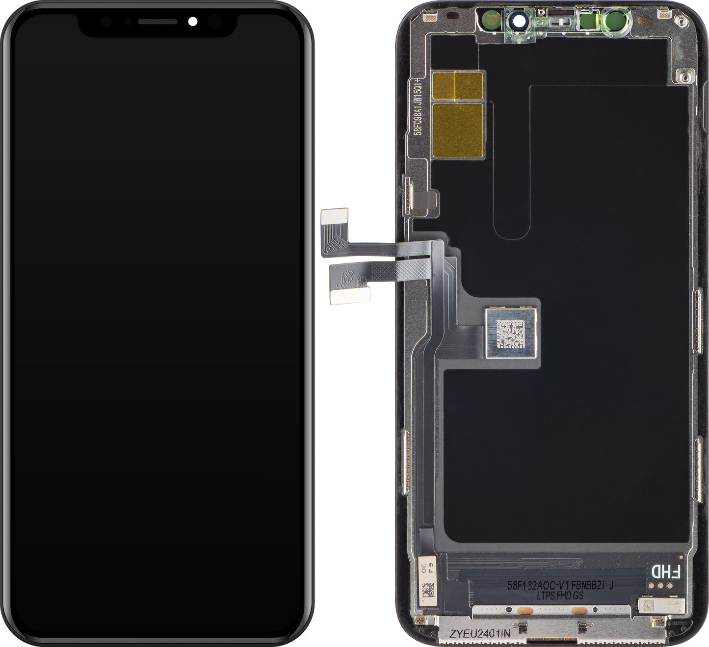ZY Touchscreen Display for Apple iPhone 11 Pro, with Frame, In-Cell IC Movable LCD Version, Black