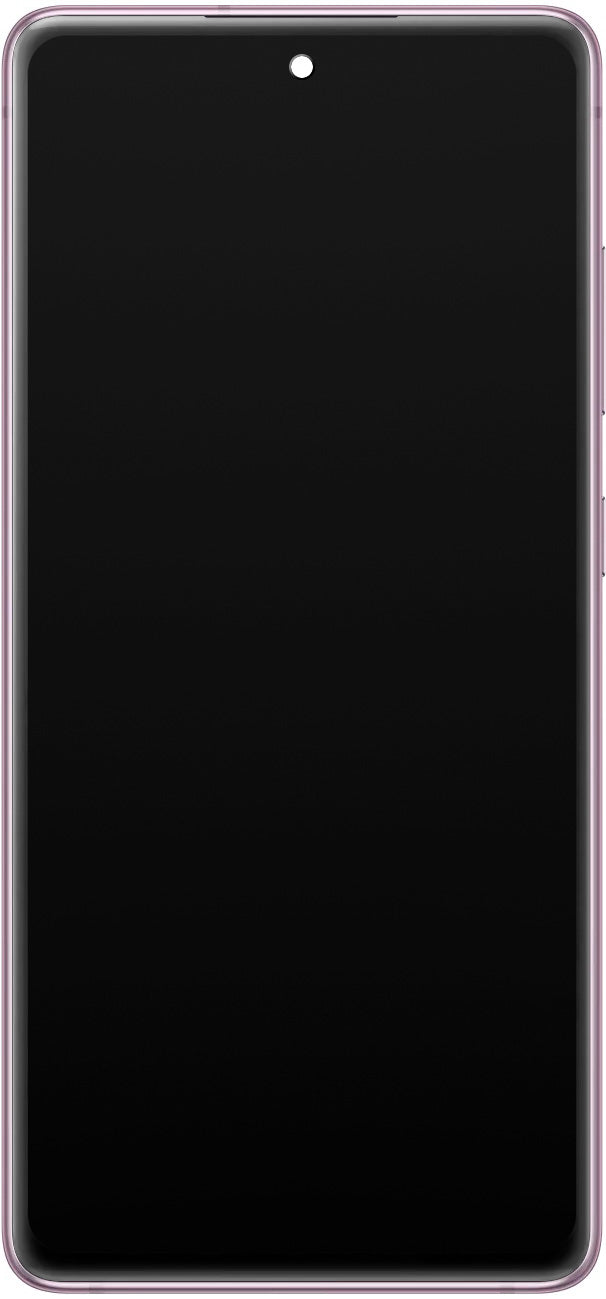 Touchscreen Display Samsung Galaxy S20 FE 5G G781, with Frame, Purple, Service Pack GH82-24214C