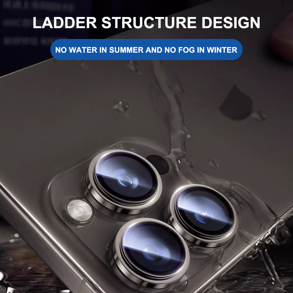 Rear Camera Protection Film Lito Titanium AR for Apple iPhone 17, Tempered Glass, Blue