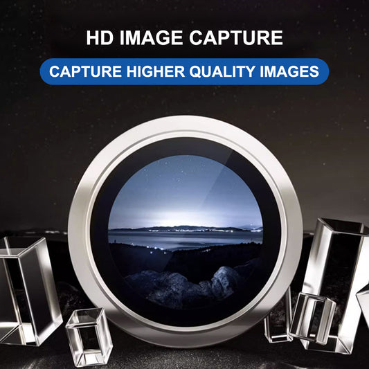 Rear Camera Protection Film Lito Titanium AR for Apple iPhone 17, Tempered Glass, Silver