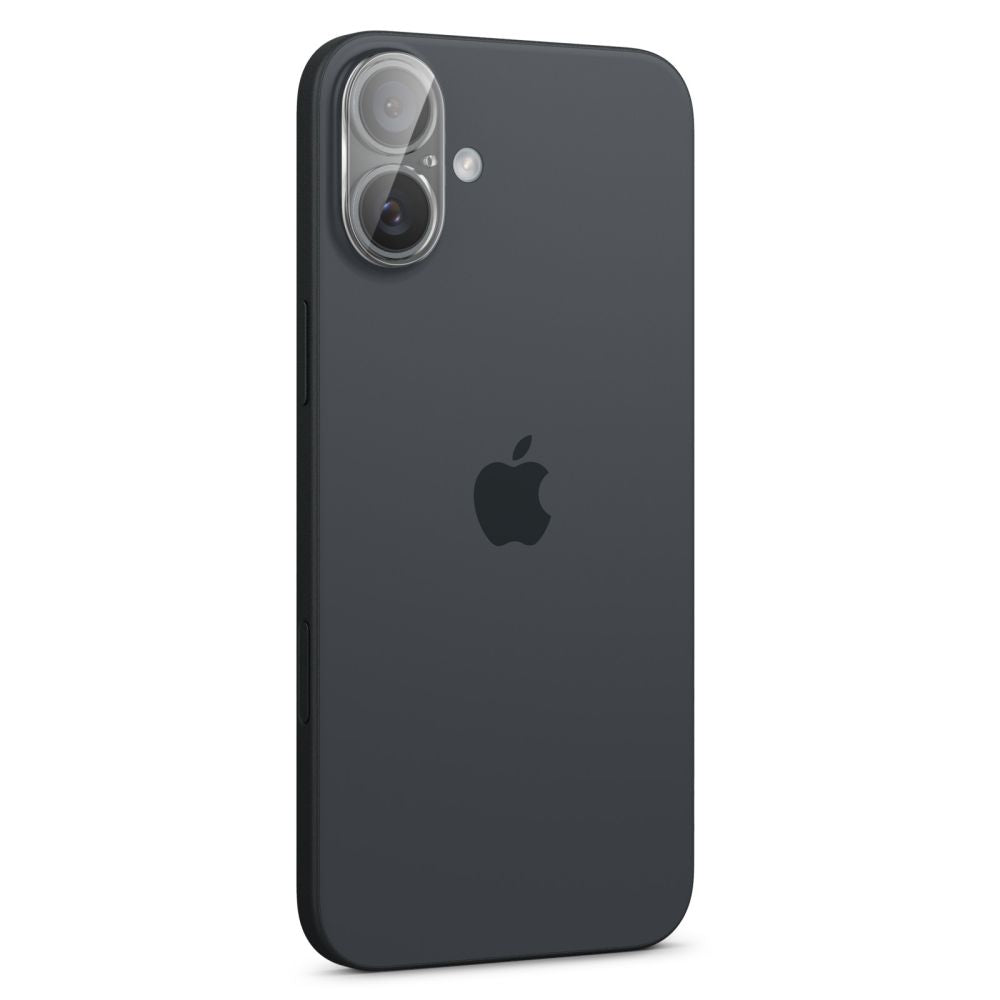 Spigen GlastR Optik Rear Camera Protective Film for Apple iPhone 16 Plus / 16, Tempered Glass, Set of 2 Pieces, Transparent AGL07923