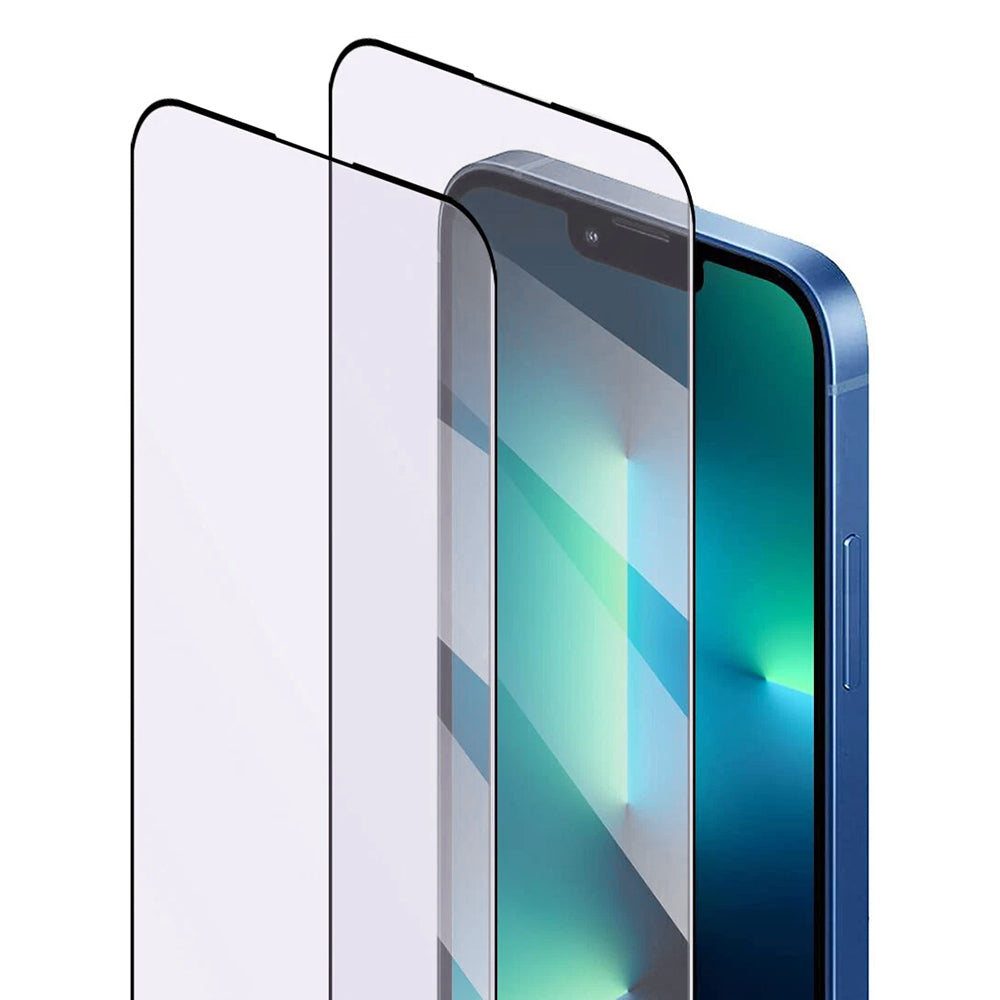 Anti Blue Light Anank 5X Reinforced Screen Protector for Apple iPhone 17, Tempered Glass, Full Glue, 2.5D, Black