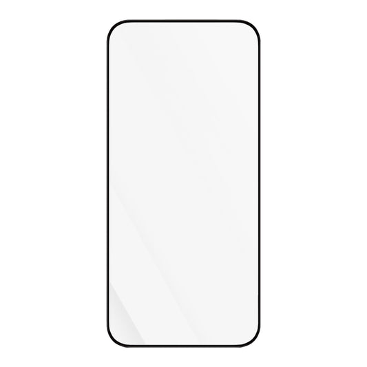 Blueo Anti-Static HD Screen Protector Film for Apple iPhone 16 / 15, Tempered Glass, Full Glue, Black
