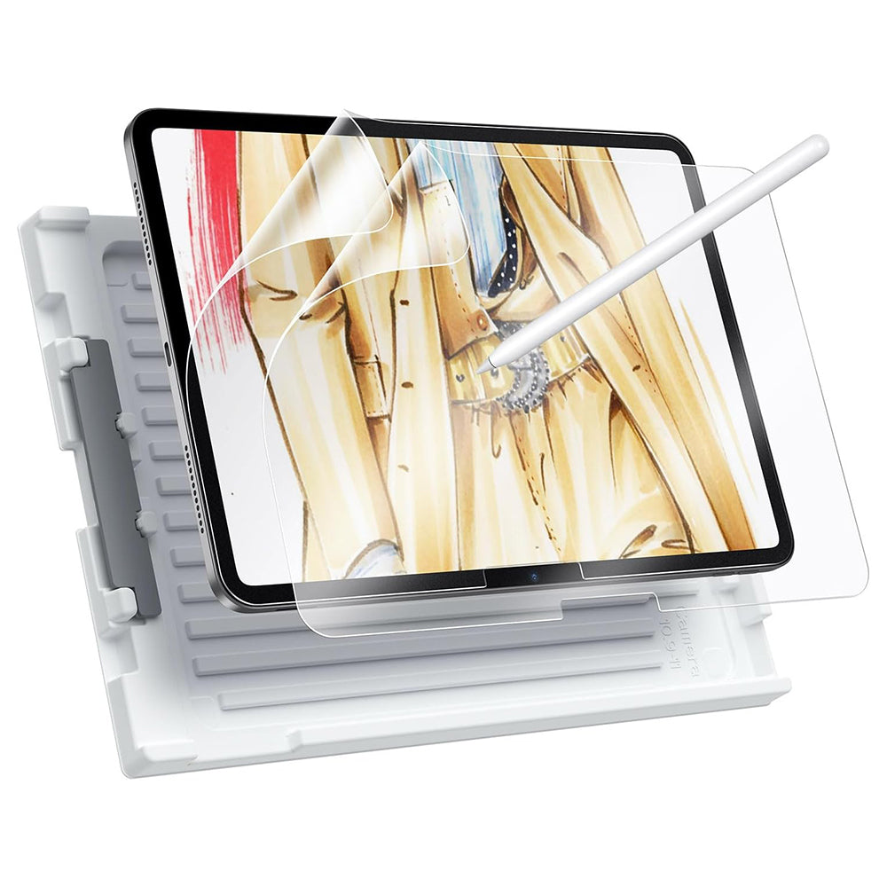 Matte Screen Protector ESR Paper Feel for Apple iPad Air 13 (2026) / Air 13 (2025) / Air 13 (2024), Plastic, Full Glue, Set of 2 pieces