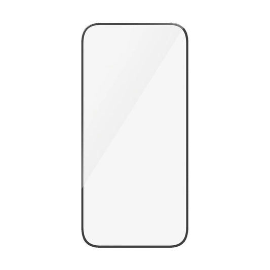 PanzerGlass Ultra-Wide Fit Screen Protector for Apple iPhone 16 Plus / 15 Plus, Tempered Glass, Full Glue, Black