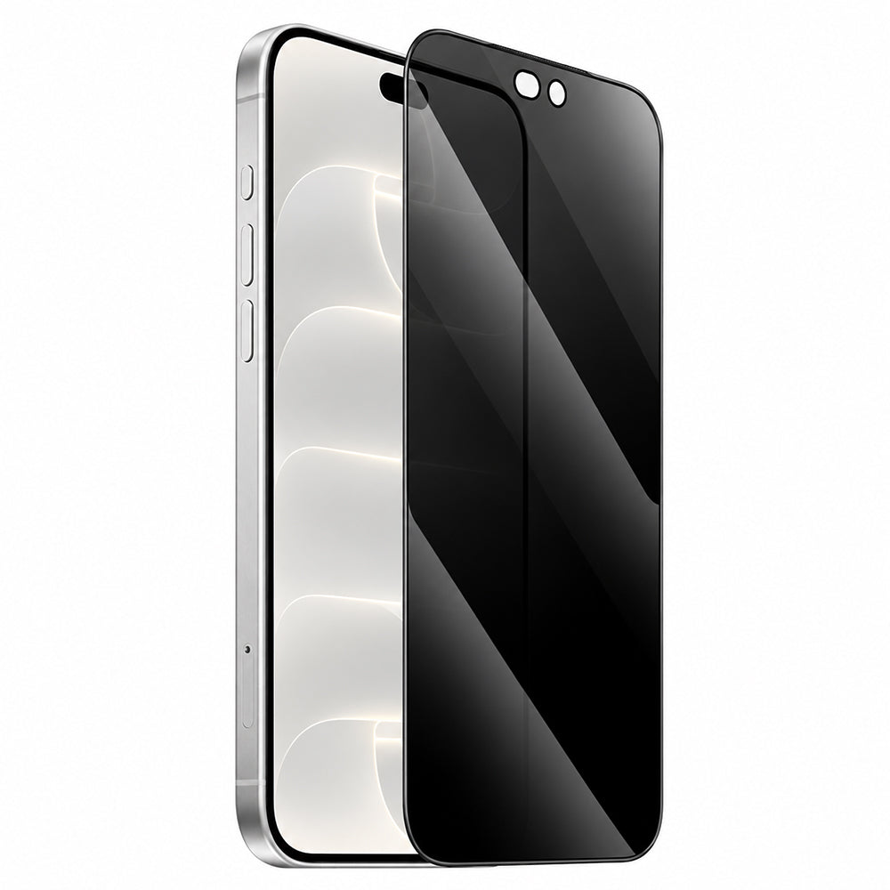 Blueo Anti-Peep Applicator Pro Privacy Screen Protector for Apple iPhone 18 Pro, Tempered Glass, Full Glue