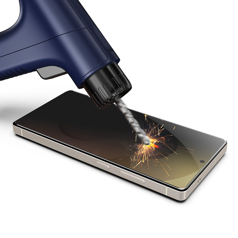 Privacy Screen Protector Techsuit TitanGlass CrystalHD for Samsung Galaxy S26 Plus S947, Tempered Glass, Full Glue