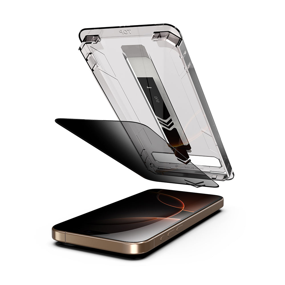Privacy Techsuit TitanGlass Screen Protector for Apple iPhone 17 Air, Tempered Glass, Full Glue