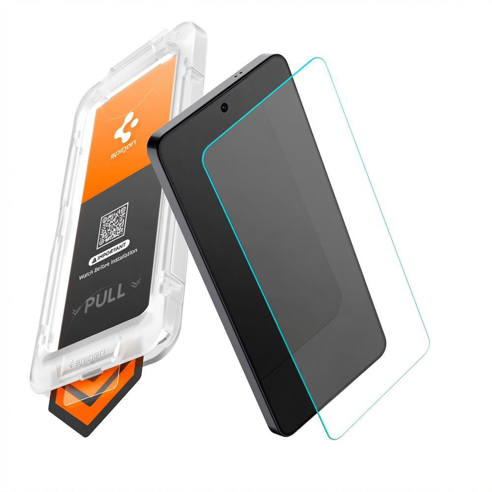 Spigen GlastR EZ FIT Pro HD Screen Protector for Samsung Galaxy S26 Plus S947, Tempered Glass, Full Glue AGL11086