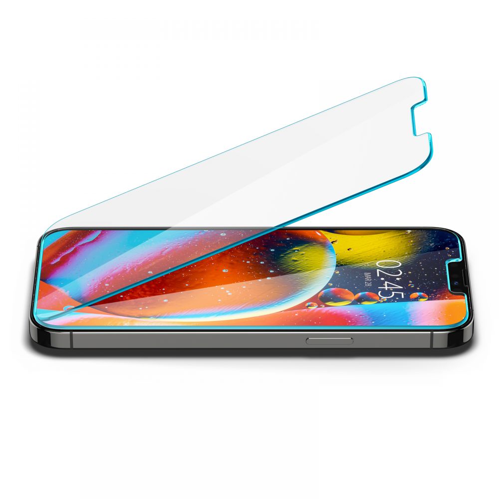 Spigen GlastR Slim Screen Protector for Apple iPhone 14 Plus / 13 Pro Max, Tempered Glass, Full Glue AGL03382