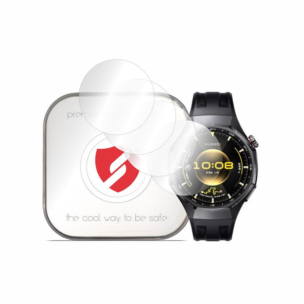 Smart Protection Premium Classic Screen Protector for Huawei Watch GT 6 Pro, Set of 4 Pieces, Plastic
