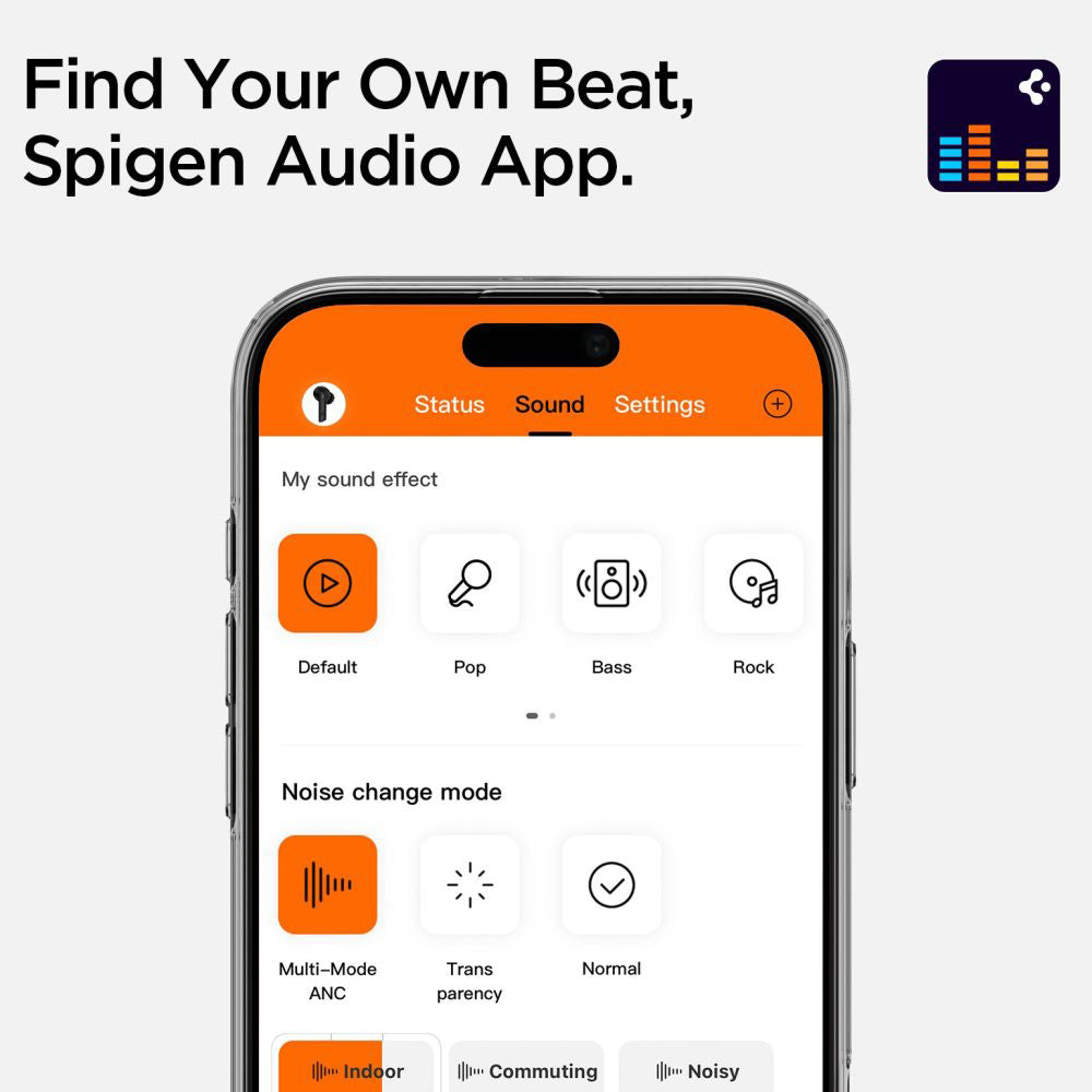 Handsfree Bluetooth Spigen SA2400, TWS, ANC, Black ASD07886