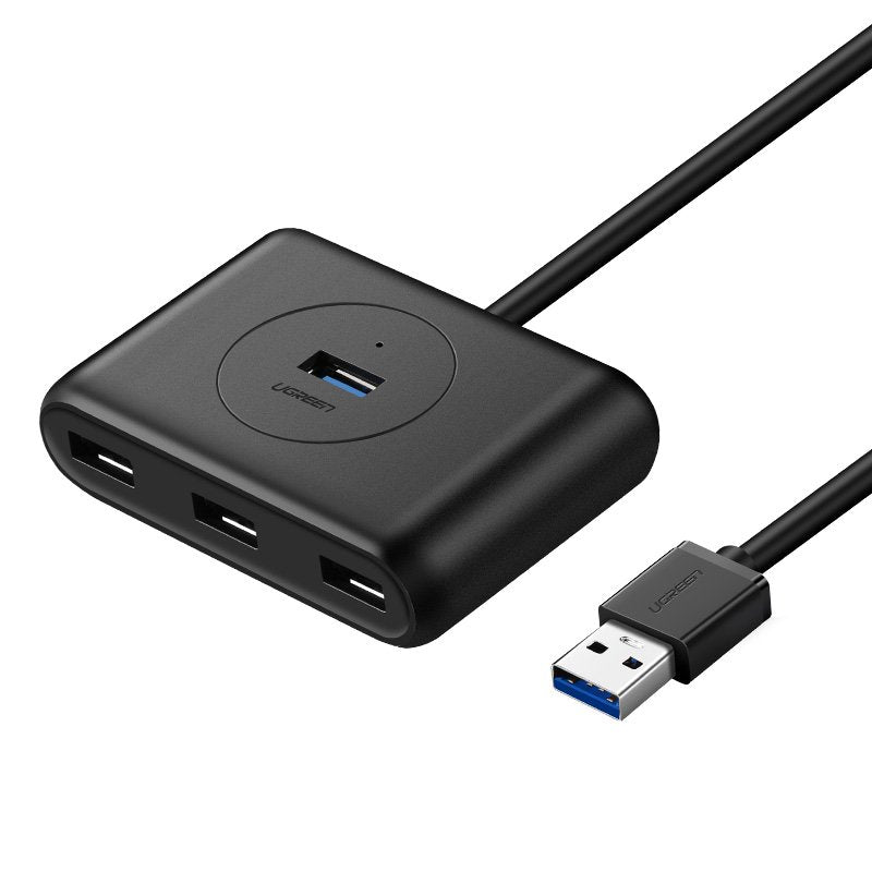 UGREEN CR113 USB Hub, 4 x USB-A 3.0, 0.5m, Black