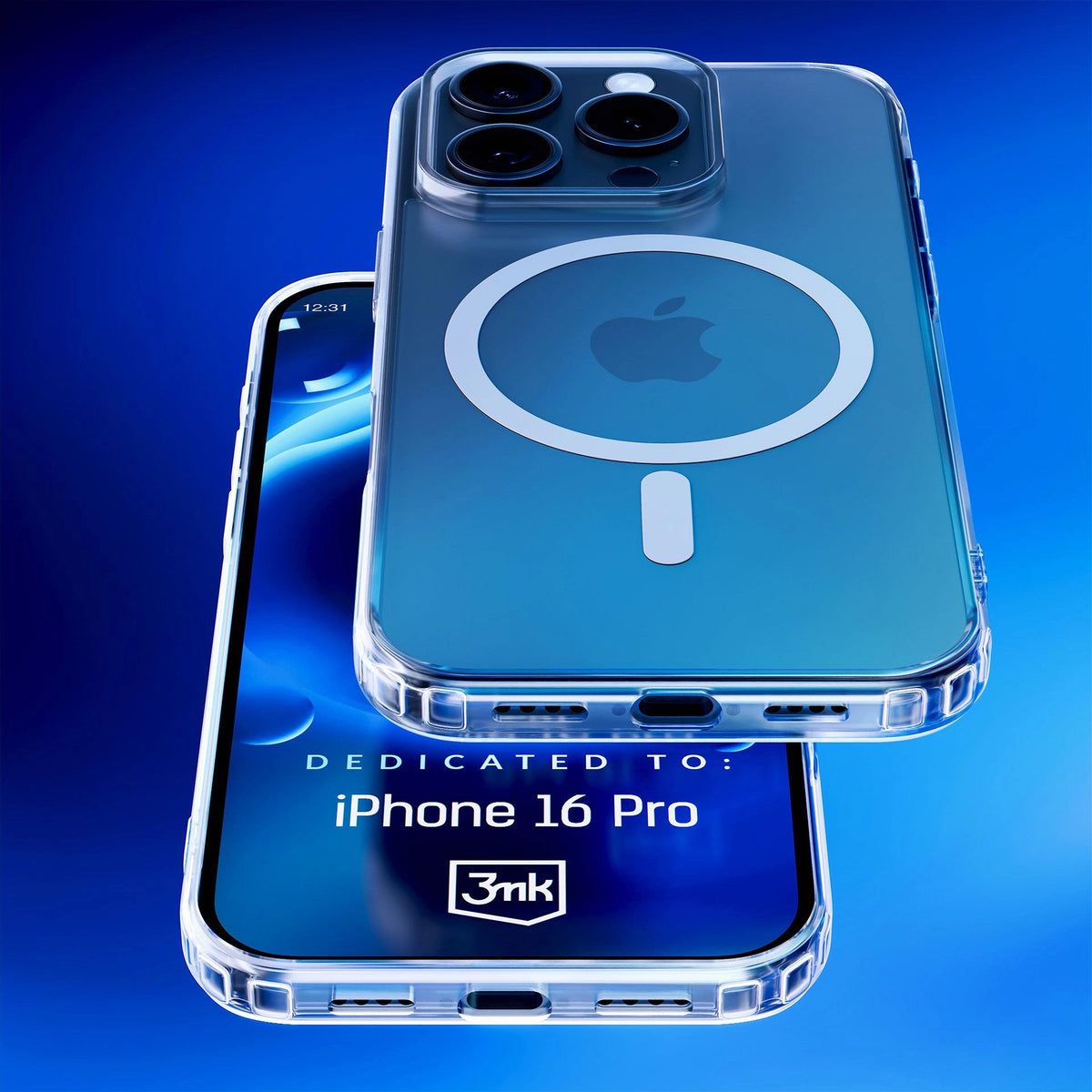 MagSafe Case for Apple iPhone 16 Pro, 3MK, MagCase, MagCase, Clear